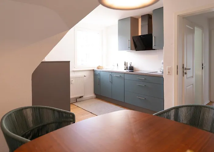公寓 Meerjungfrau - W14, Zentral In Bahnhofsnaehe, Kueche 乌尔姆